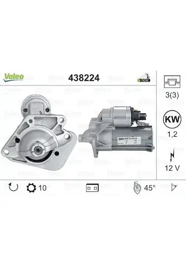 Megane 3 Fluence Marş Motoru 233003329R -Valeo