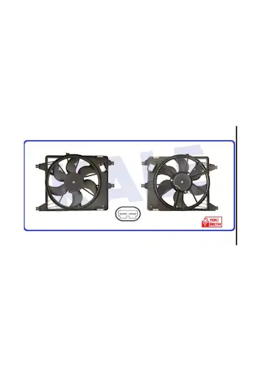 Renault Clio 1-2 Fan Motoru Ve Davlumbazı Komple 7701070217-Kale