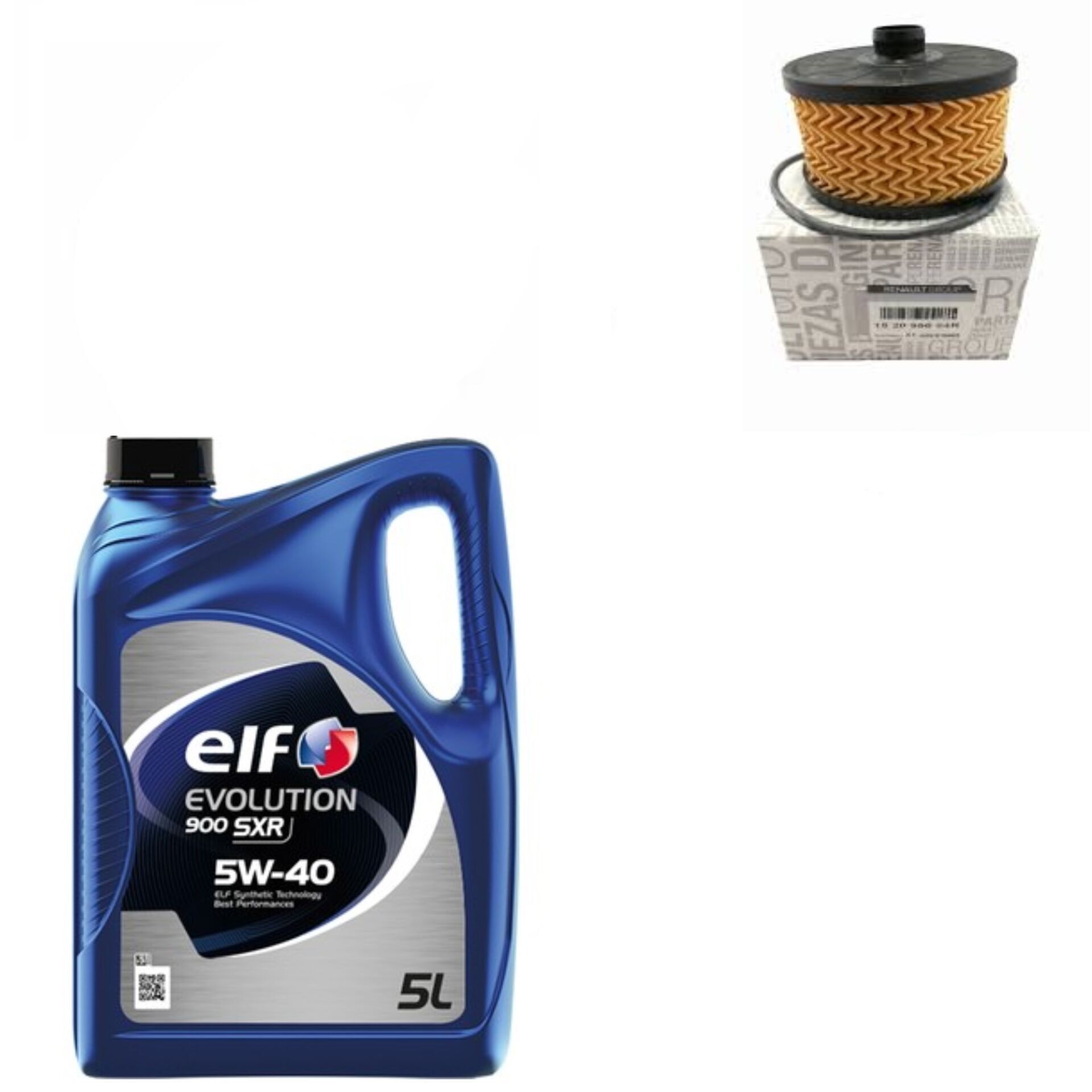 Clio 4-IV Captur 1-I Yağ Bakım Seti 0.9 Tce H4B-1.2 Tce H5F (2013-2020) (Motor Yağı+Yağ Filtre