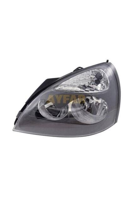 Renault Clio 2-II Gri Renk Sol Far 7701057654-Ayfar